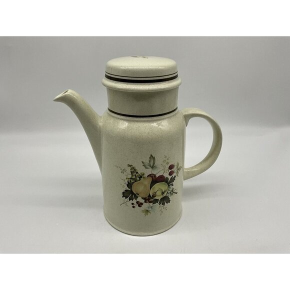 Royal Doulton Lambeth Stoneware L.S. 1015 Harvest Garland Coffee/Tea Server 1975 - Picture 7 of 16
